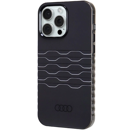 Etui Audi IML MagSafe na iPhone 15 Pro Max - czarne