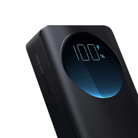 Powerbank Joyroom JR-PBF02 30W 20000mAh + kabel USB-A - USB-C 0.25m - czarny