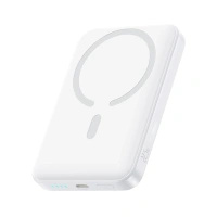 Powerbank Baseus EnerFill FM11 Ultra-Mini 10000mAh 22,5W kompatybilny z MagSafe z kablem Baseus Simple USB-C 20V/3A 30cm - biały
