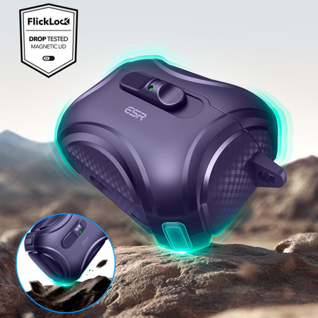 ESR CYBER FLICKLOCK HALOLOCK MAGSAFE APPLE AIRPODS PRO 3 PURPLE