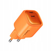 MCDODO SZYBKA ŁADOWARKA SIECIOWA DO TELEFONU ZASILACZ 2X USB-C PD GAN 45W