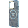 GUESS ETUI DO IPHONE 16 PRO MAX DO MAGSAFE IML METAL GLITTER CIRCLE