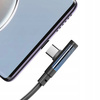 MCDODO KABEL USB-C KĄTOWY SZYBKIE ŁADOWANIE USB TYP C 3A 65W CZARNY 2M