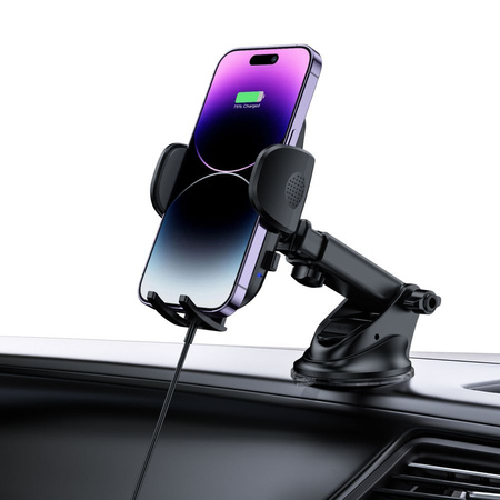 TECH-PROTECT UCHWYT SAMOCHODOWY DASHBOARD VENT Z ŁADOWARKĄ BEZPRZEWODOWĄ