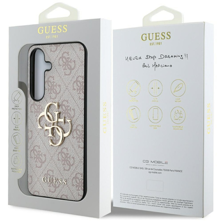 GUESS ETUI POKROWIEC TPU DO SAMSUNG GALAXY S25+ Z LOGO 4G WYTRZYMAŁE