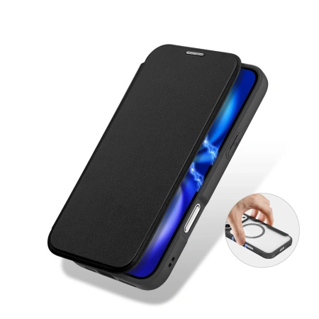 DUX DUCIS ETUI SKIN X PRO DO IPHONE 17 PRO MAX Z PORTFELEM KOMPATYBILNE Z