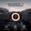 Pitaka Air case, black/grey - Apple Watch Ultra 49 mm