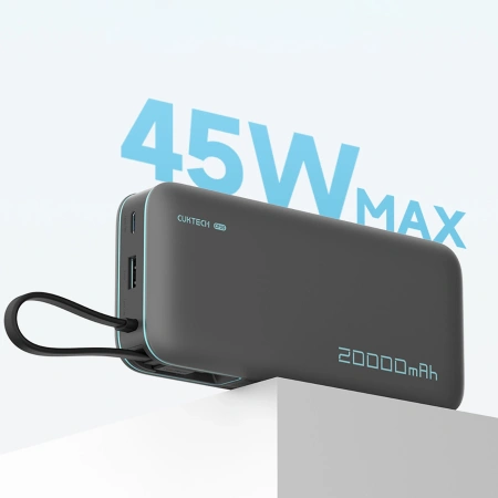 CUKTECH POWERBANK CUKP200NGLDG 55W 20000MAH DO TELEFONÓW TABLETÓW Z WBUDEM