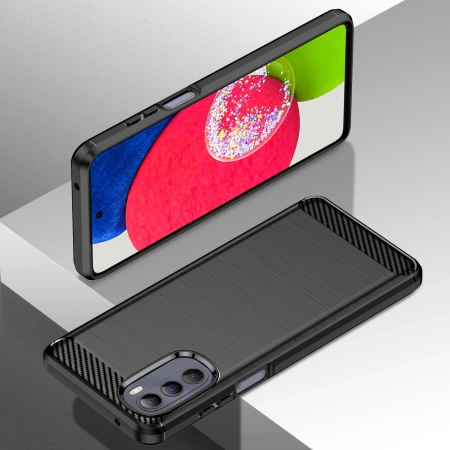 HURTEL CARBON CASE ELASTYCZNE ETUI DO MOTOROLA MOTO G STYLUS 2022 OCHRONA