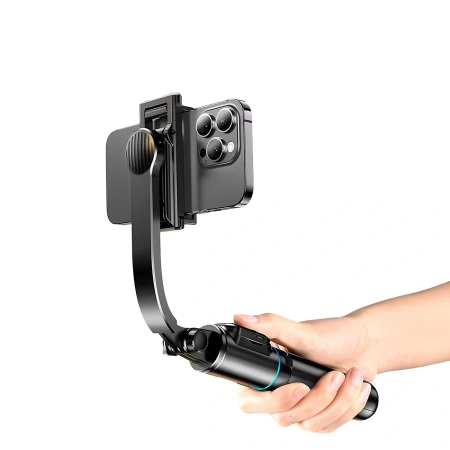 Selfie stick Dudao F18S 4w1 statyw składany z pilotem - czarny