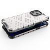 Honeycomb etui pancerny pokrowiec z żelową ramką iPhone 13 Pro Max zielony