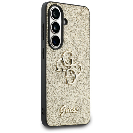 Etui Guess Fixed Glitter Big 4G Metal    Logo do Samsung Galaxy S26 złoty