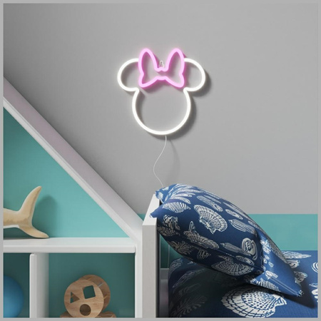 YELLOWPOP NEON LAMPKA MINI MINNIE USZY DO DEKORACJI POKOJU