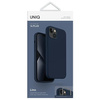 Etui Uniq Lino na iPhone 14 Plus niebieski/marine blue
