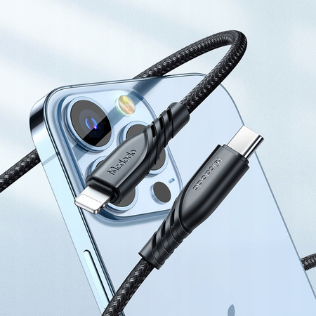 MCDODO SZYBKA ŁADOWARKA SIECIOWA DO IPHONE TYP C 2X USB USB-C PD 20W KABEL
