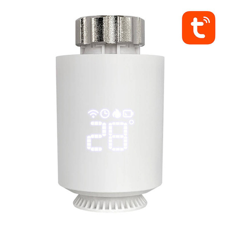 AVATTO GŁOWICA TERMOSTATYCZNA ZIGBEE 3.0 DO OGRZEWANIA Z INTEGRACJĄ Z TUYA