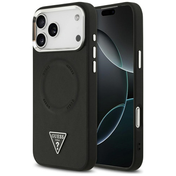 Etui Guess Triangle Logo MagSafe do      iPhone 17 Pro Max czarny