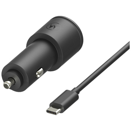 Ładowarka samochodowa Motorola           TurboPower 45W Dual USB-A/USB-C z kablem USB-C 1m czarny