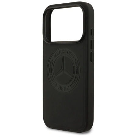 MERCEDES ETUI MAGSAFE DO IPHONE 17 PRO LEATHER VINTAGE LOGO WYSOKIEJ