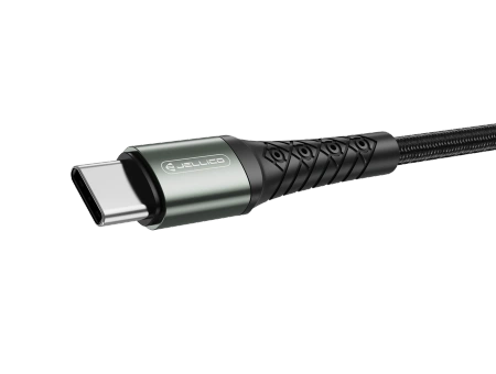 JELLICO kabel B10 USB-C 3.1A 1M Czarny