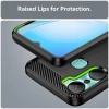Carbon Case etui do Infinix Hot 12 Pro elastyczny silikonowy karbonowy pokrowiec czarne