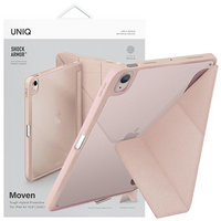 Etui Uniq Moven na iPad Air 10.9 (2022/2020) Antimicrobial różowy/ blush pink