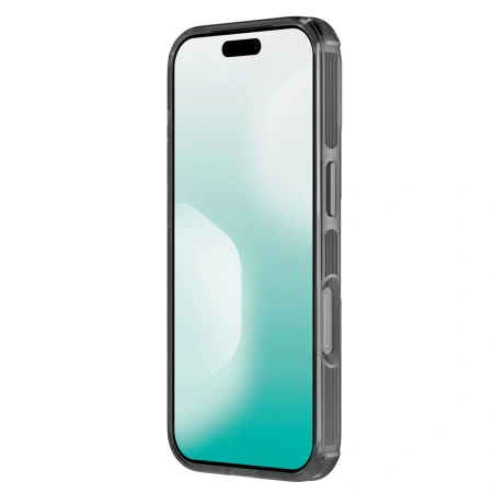 NILLKIN ETUI TPU NATURE PRO DO IPHONE 17 PRO PÓŁPRZEZROCZYSTE CZARNE