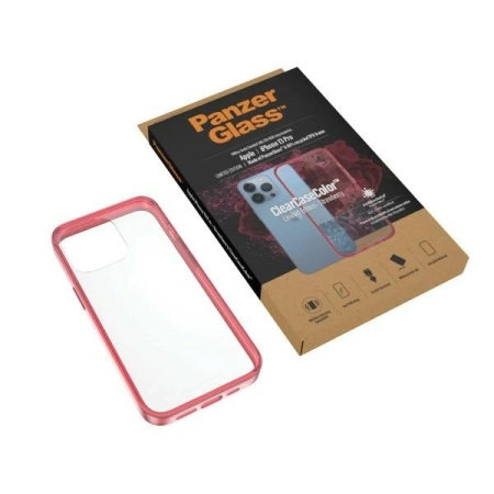 PANZERGLASS ETUI CLEARCASE ANTYBAKTERYJNE DO IPHONE 13 PRO MILITARY GRADE