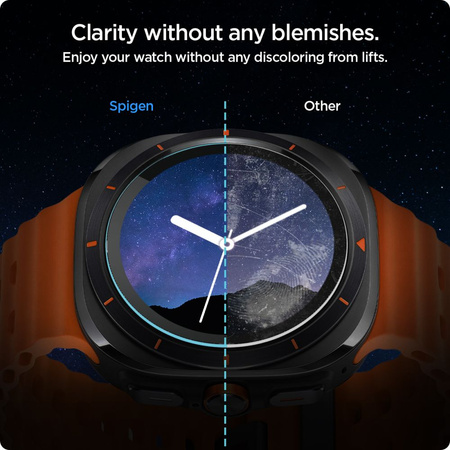 SPIGEN SZKŁO HARTOWANE DO GALAXY WATCH ULTRA 47 MM 2-PACK ŁATWE W MONTAŻU