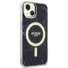 Etui Guess GUHMP14MPCUMAK na iPhone 14 Plus 6.7" - czarne Marble MagSafe