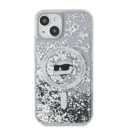 KARL LAGERFELD ETUI DO IPHONE 15 PLUS 14 PLUS 6.7 LIQUID GLITTER DO MAGSAFE