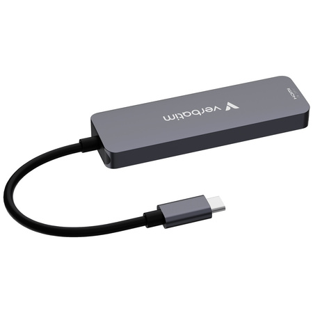VERBATIM HUB USB-C 3.2 DO TELEFONÓW Z HDMI ALUMINIOWA PRZEJŚCIÓWKA 32155