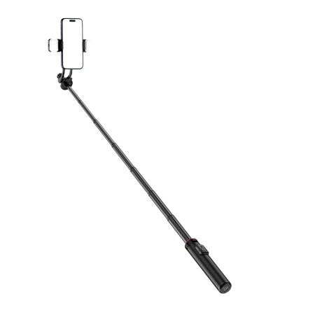 HURTEL SELFIE STICK TELESKOPOWY TRIPOD 1.3M DO TELEFONÓW Z LAMPĄ PODWÓJNĄ