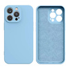 Silicone case etui iPhone 14 Plus silikonowy pokrowiec jasnoniebieskie
