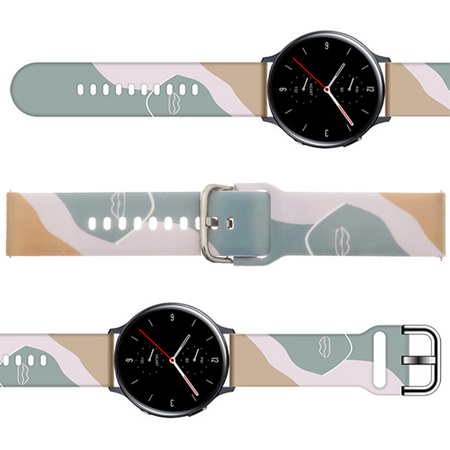 Strap Moro opaska do Samsung Galaxy Watch 42mm silikonowy pasek bransoletka do zegarka wzór 17