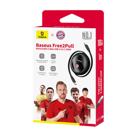 BASEUS KABEL ŁADOWANIA USB-C DO USB-C 100W DO TELEFON 1M SZYBKIE ŁADOWANIE