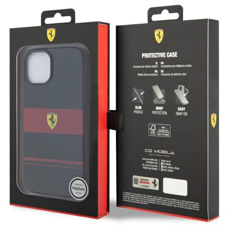 Etui Ferrari FEHMP14SUCOK na iPhone 14 - czarne IMD Combi Magsafe