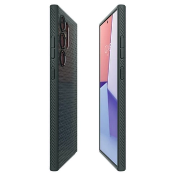 Etui Spigen Liquid Air na Samsung Galaxy S24 Ultra - ciemnozielone