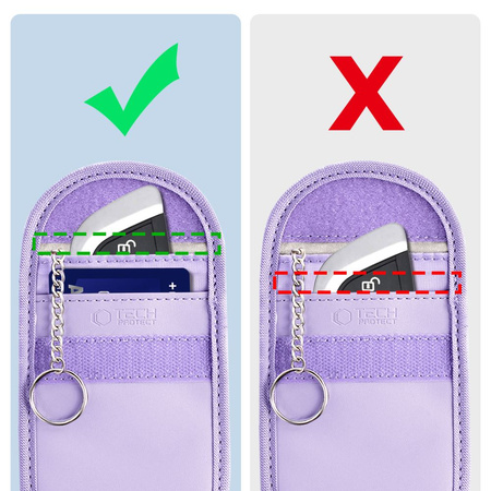 TECH-PROTECT KLR100 RFID BLOCKER CASE DO KLUCZY I TELEFONÓW OCHRONA SYGNAŁU