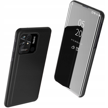 HURTEL ETUI CLEAR VIEW POKROWIEC DO XIAOMI REDMI 10C Z KLAPKĄ OCHRONA