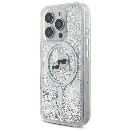 KARL LAGERFELD ETUI HARDCASE DO IPHONE 16 PRO 6.3 DO MAGSAFE LIQUID GLITTER