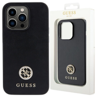 GUESS ETUI HARDCASE DO IPHONE 13 PRO 6.1 STRASS METAL LOGO OCHRONA TELEFONU