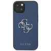 Guess GUHCP13SSA4GSBL iPhone 13 mini 5,4" niebieski/blue hardcase Saffiano 4G Metal Logo