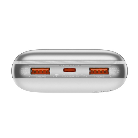 Powerbank Baseus Bipow Pro 20000mAh 22.5W biały z kablem USB Typu A - USB Typu C 3A 0.3m (PPBD030002)