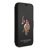US Polo USFLBKP12SPUGFLBK iPhone 12 mini 5,4" czarny/black book Polo Embroidery Collection