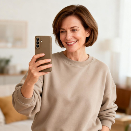 TECH-PROTECT ICON GALAXY A57 5G BROWN