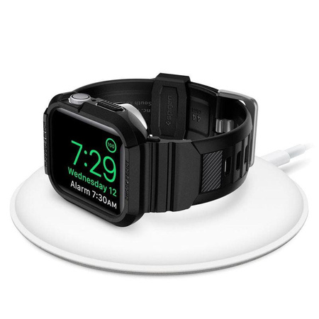 SPIGEN RUGGED ARMOR ”PRO” APPLE WATCH 4 / 5 / 6 / 7 / 8 / SE (44 / 45 MM) BLACK