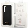 Etui Guess GUHCS23SSLSMK S23 S911 - czarne Silicone Vintage Gold Logo