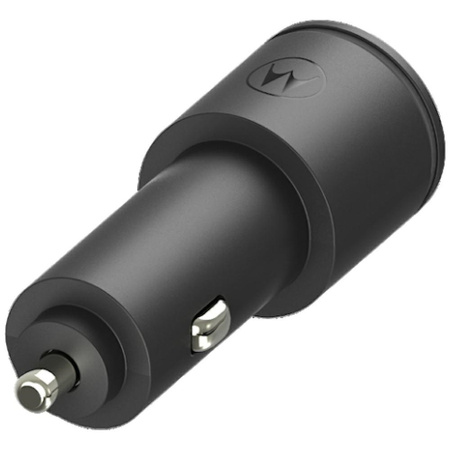 Ładowarka samochodowa Motorola           TurboPower 45W Dual USB-A/USB-C z kablem USB-C 1m czarny