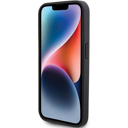 Etui Mercedes Smooth Leather MagSafe do iPhone 15 Pro - czarne